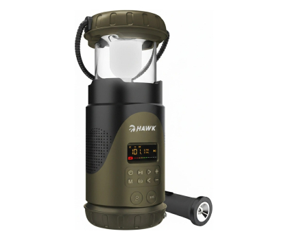 Radio i budzik Hawk R30 HWRDI430GN 5000 mAh Bluetooth latarka SOS usb-c